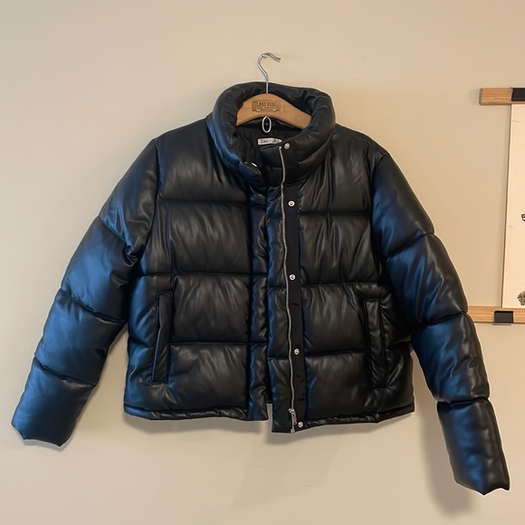 Dex l Faux Leather Mini Puffer - Picture 4 of 6